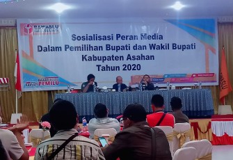 Bawaslu Asahan Gelar Sosialisasi Peran Media Dalam Pilkada Tahun 2020