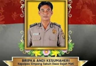 Almarhum Bripka Andi Kusuma Heri