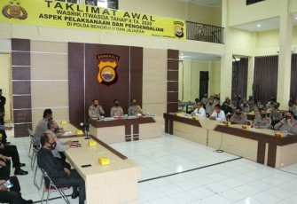 Kapolda Bengkulu Buka Wasrik Tahap II Aspek Pelaksanaan dan Pengendalian Organisasi