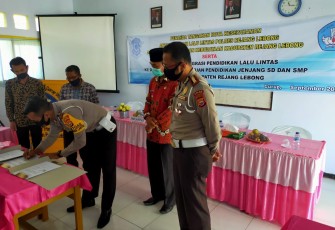 Pengetahuan Berlalulintas Masuk Kurikulum Pendidikan di Rejang Lebong