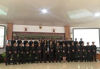 35 Perwira Baru Polda Bengkulu Dilantik Secara Virtual