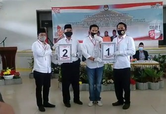 Pengundian Nomor Urut Pasangan Calon