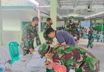 Kodim 1417/ Kendari Laksanakan Tes Urine dan Penyuluhan P4GN