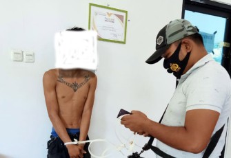 Terduga Pelaku Pencurian Besi Diamankan 