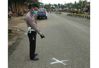 Lokasi Pejalan Kaki Ditabrak Sepeda Motor 