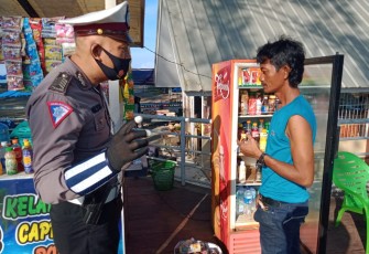 Satgas Aman Nusa II Polda Bengkulu Imbau Masyarakat Patuhi Protokol Kesehatan