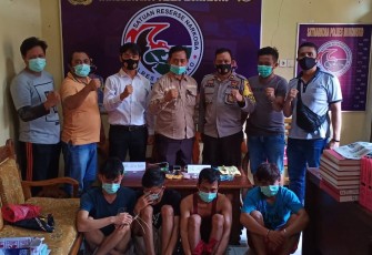 Empat Pria Ipuh Diamankan Sat Res Narkoba Polres Mukomuko