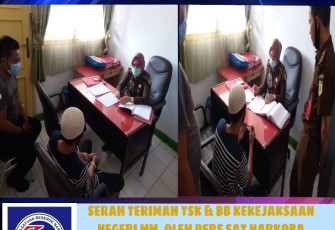 Penyerahan Barang Bukti dan Tersangka Kepada Pihak Kejaksaan  