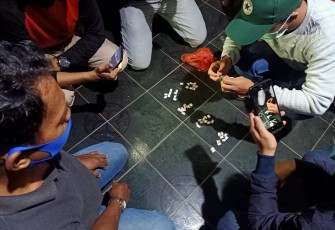 Foto Barang Bukti 50 Paket Sabu 