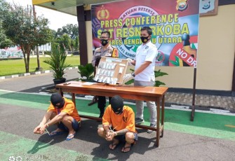  Sat Resnarkoba Polres Bengkulu Utara Amankan Pemuda Aur Gading 