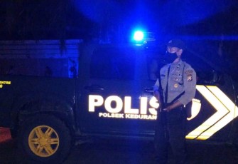  Polsek Kedurang Rutin Patroli Blue Light