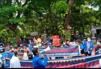 Aksi Damai Mahasiswa PMII Tulungagung