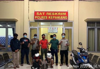 Terduga Pelaku Diamankan  
