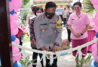 Kapolres Tulungagung AKBP Eva Guna Pandia SIK Resmikan TK Kemala Bhayangkari 49 Ngunut