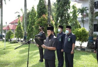 Waka I dan Waka II DPRD Bengkulu Selatan Hadiri Upacara Hari Kesaktian Pancasila