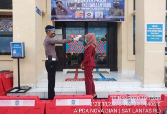 Polres Rejang Lebong Tingkatkan Prokes di Satuan Penyelenggara Administrasi SIM