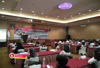 Diklat Penyusunan Renstra Pemerintah Kota Blitar Tahun 2020 (foto : Faisal NR / Klik Warta) 