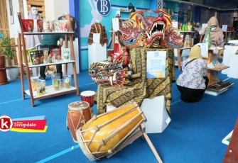 Potret Produk-produk UMKM Kabupaten Blitar di Pameran Produk UMKM Virtual Expo Tahun 2020 (foto : Faisal NR / Klik Warta) 