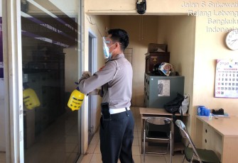 Lakukan Upaya Pencegahan Covid-19 Samsat Rejang Lebong Terapkan Prokes Secara Ketat