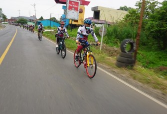 Satbrimobda Polda Bengkulu Gowes Wisata Tempuh 70 KM