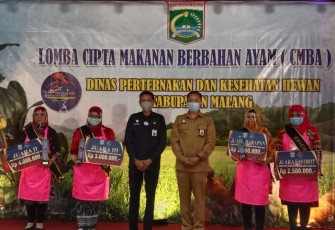 Lomba Cipta Makanan Berbahan Ayam Kecamatan Karangploso Juara Satu  