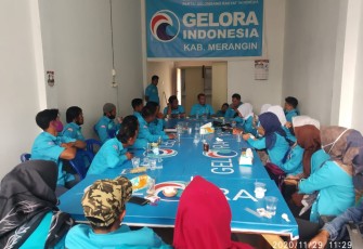 Partai Gelora Kabupaten Merangin Lakukan Konsolidasi Hadapi Pilgub Jambi 2020