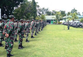 Kodim 1310/Bitung Siap Amankan Pilkada 2020 di Wilayah Kabupaten Minahasa Utara dan Kota Bitung