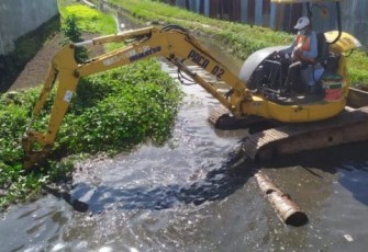 PUPR Kota Bengkulu Gencar Lakukan Normalisasi Drainase