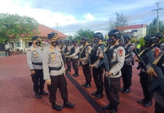 Polres Kaur Diback Up 92 Personil Brimob