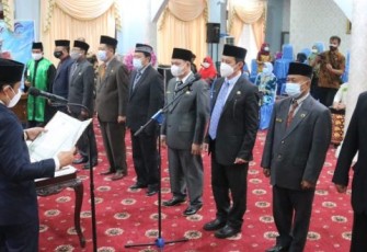 Wakil Walikota Bengkulu Dedy Wahyudi Dalam Acara Pelantikan Pejabat Eselon II
