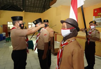 Danrem 071/Wijayakusuma Kolonel Inf Dwi Lagan Safrudin, S.I.P., dalam sambutannya pada Pembukaan Pembinaan Pramuka Saka Wira Kartika Tingkat Korem 071/Wijayakusuma Tahun 2020, Kamis (17/12/2020)