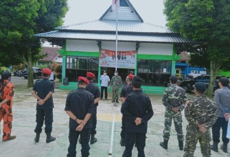 Koramil 04/Bawang Kodim 0736/Batang dan Muspika Adakan Apel Kesiapsiagaan Penanggulangan Bencana Alam dan Tanah Longsor