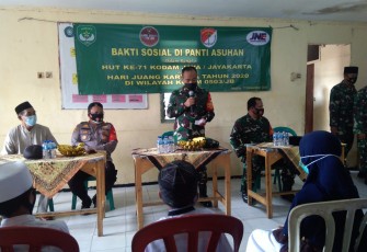 Komandan Kodim 0503/JB Kolonel Inf Dadang Ismail Marzuki SIP