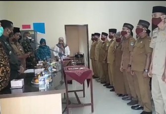 Pengukuhan Jabatan Perangkat Desa Batujaya Dihadiri Langsung Camat Cigasong