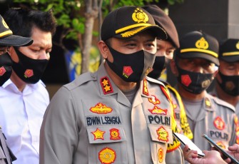 Kapolres Batang AKBP Edwin Louis Sengka Saat Ditemui Media Usai Mengambil Apel Pagi