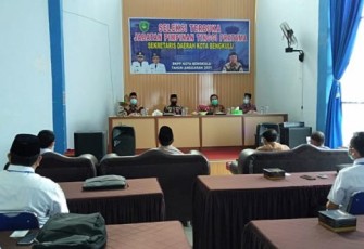 Seleksi JPT Pratama Kota Bengkulu Pansel Diminta Profesional dan Transparan