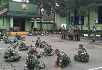 Korem 073/Makutarama Gelar Latihan Perorangan Dasar Umum Bagi Prajurit Bintara dan Tamtama