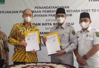 PDAM Kota Bengkulu Jalin MoU Dengan Bank Mandiri