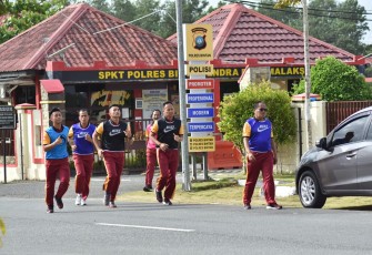 Polres Bintan Laksanakan Test Kesamaptaan Jasmani