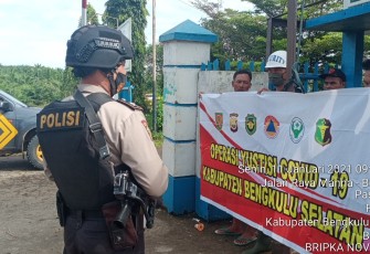 Gelar Operasi Yustisi Polsek Pino Raya Beri Teguran Para Pelanggar Prokes 