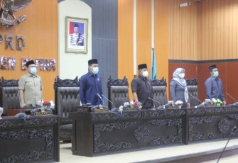 Pimpinan DPRD Kabupaten Blitar Pimpin Rapat Paripurna 