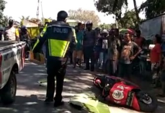 Korban Tabrak Lari Tewas Ditempat 