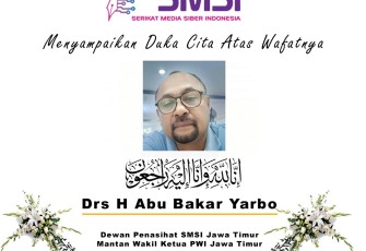 Tokoh Pers Penasihat SMSI Jawa Timur Abu Bakar Yarbo Tutup Usia