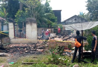 Kondisi Rumah Usai Kebakaran 