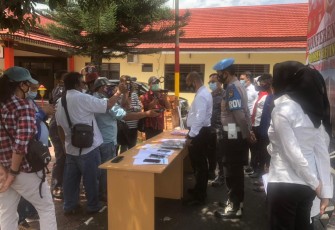Kasat Reskrim Polres Rejang Lebong AKP Ahmad Musrin Muzni SH SIK Melaksanakan Konferensi Pers 
