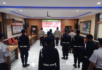 Peringatan HUT Satpam Ke-40 Kapolres Bitung Sampaikan Hal Ini