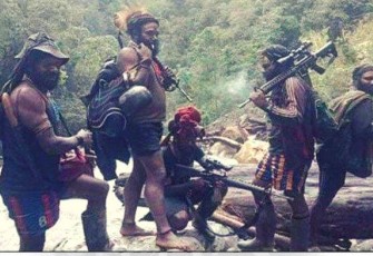 Anggota KKSB atau KKB di Papua (Foto : Istimewa)