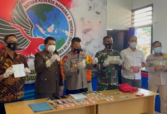 Rilis Pengungkapan Narkoba Kapolres Rejang Lebong Didampingi Dandim 0409/RL dan Kajari