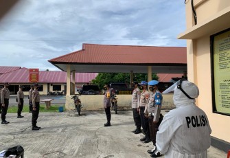 Polres Bengkulu Selatan Lakukan Tes Swab Siswa Seba