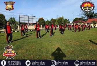 Polres Seluma Gelar Olahraga dan Kebersihan Bersama